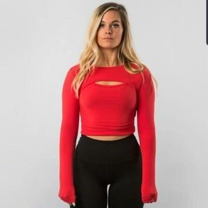 Alphalete Keyhole Crop Top
